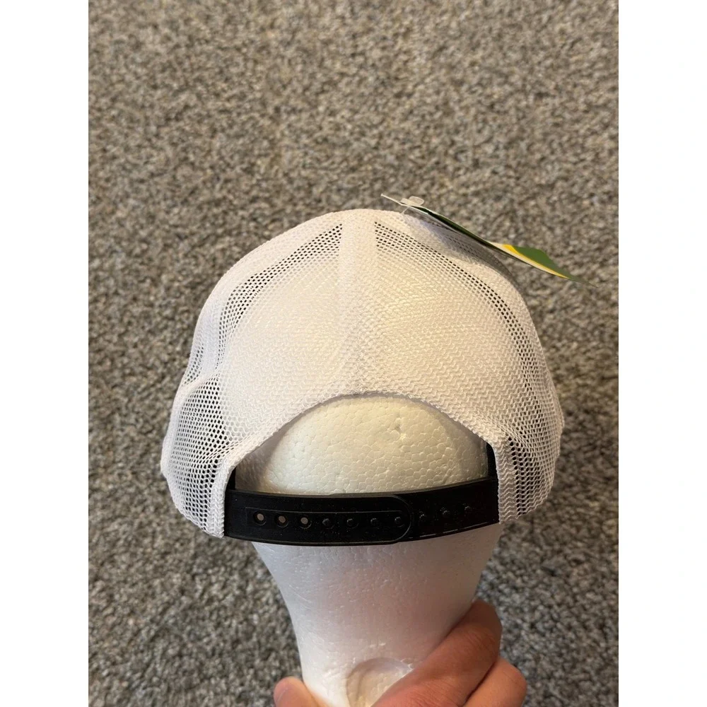 John Deere Trucker Hat Kids OS Black White Green Yellow JY2C-0F31-JDR-B5X Mesh‎